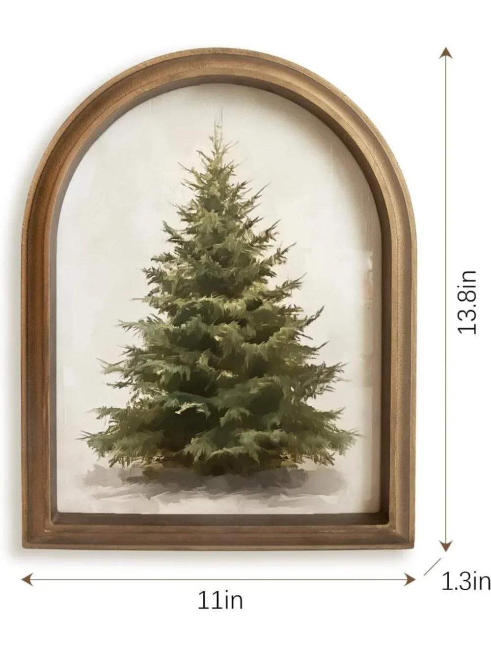 Vintage Rustic Christmas Tree Wall Art - 11